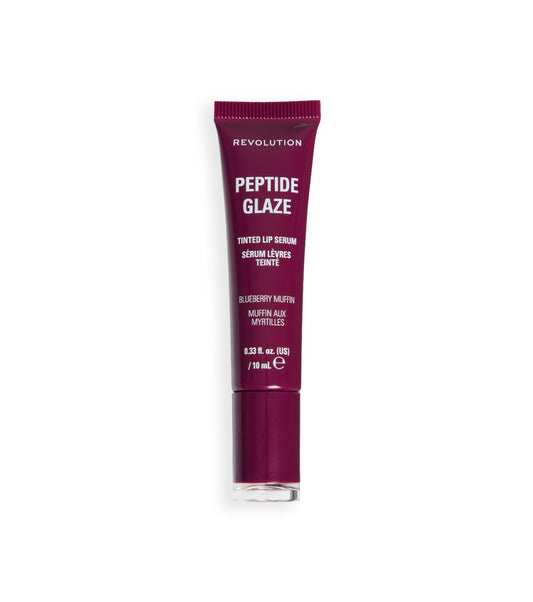 Makeup Revolution - Tinte labial con sérum Peptide Glaze - Blueberry Muffin