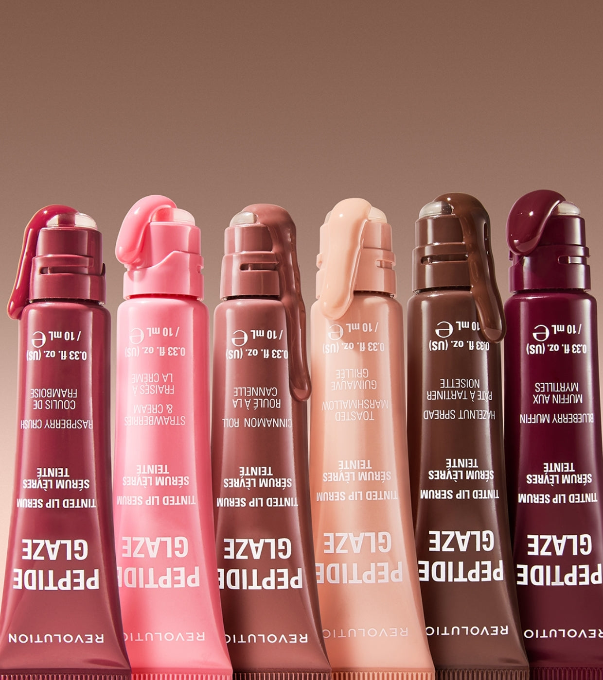 Makeup Revolution - Tinte labial con sérum Peptide Glaze - Cinnamon Roll
