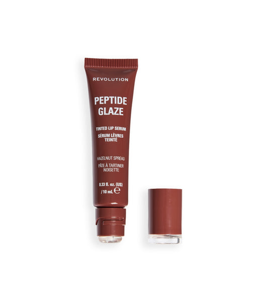Makeup Revolution - Tinte labial con sérum Peptide Glaze - Hazelnut Spread