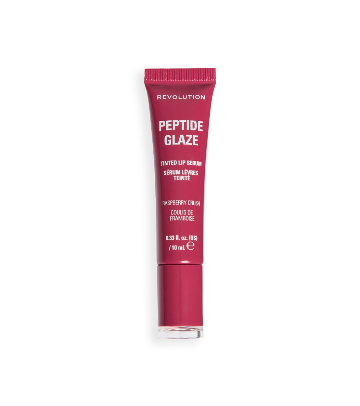 Makeup Revolution - Tinte labial con sérum Peptide Glaze - Raspberry Crush