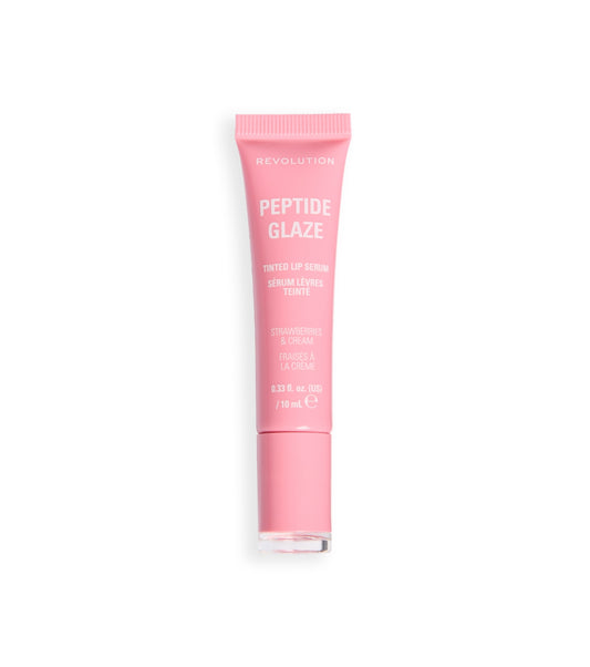 Makeup Revolution - Tinte labial con sérum Peptide Glaze - Strawberry & Cream