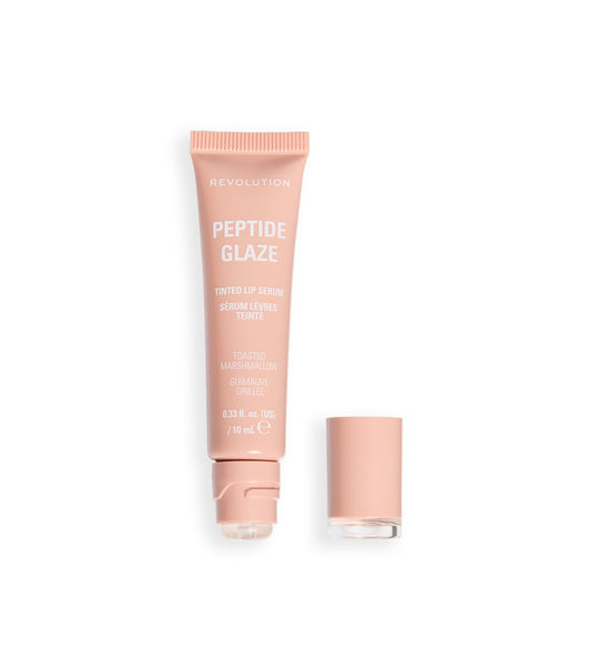 Makeup Revolution - Tinte labial con sérum Peptide Glaze - Toasted Marshmallow