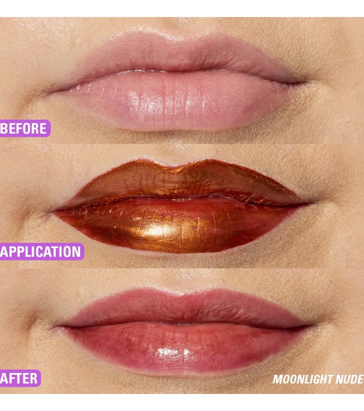 Makeup Revolution - Tinte labial Lip Shift Peel Off - Moonlight Nude