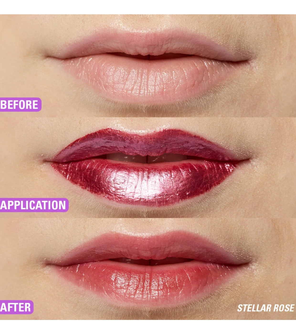 Makeup Revolution - Tinte labial Lip Shift Peel Off - Stellar Rose
