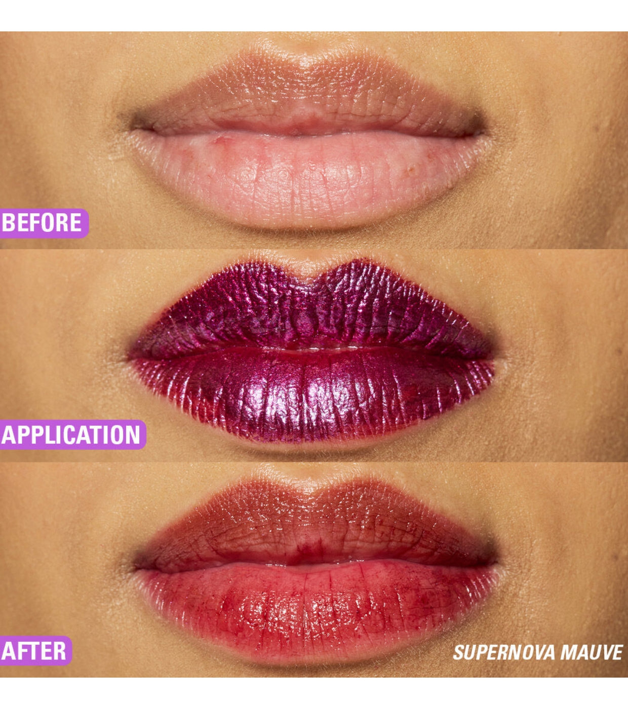Makeup Revolution - Tinte labial Lip Shift Peel Off - Supernova Mauve