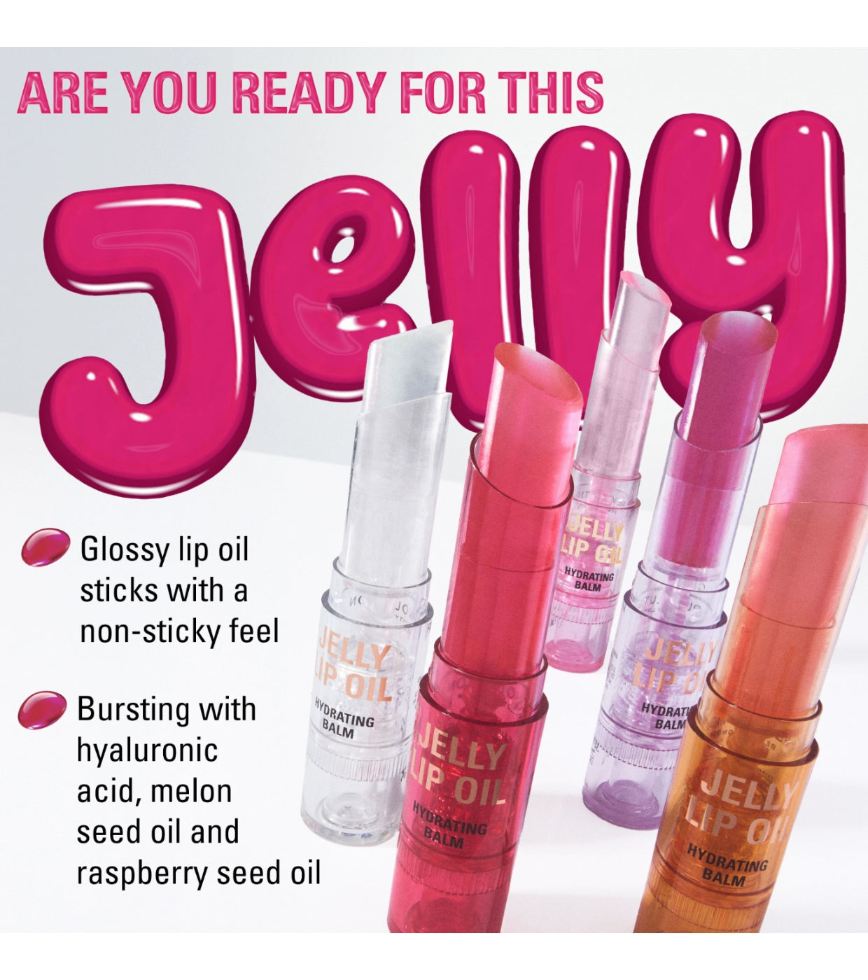 Revolution - Brilho Labial em Bastão Jelly - Watermelon Crush Red