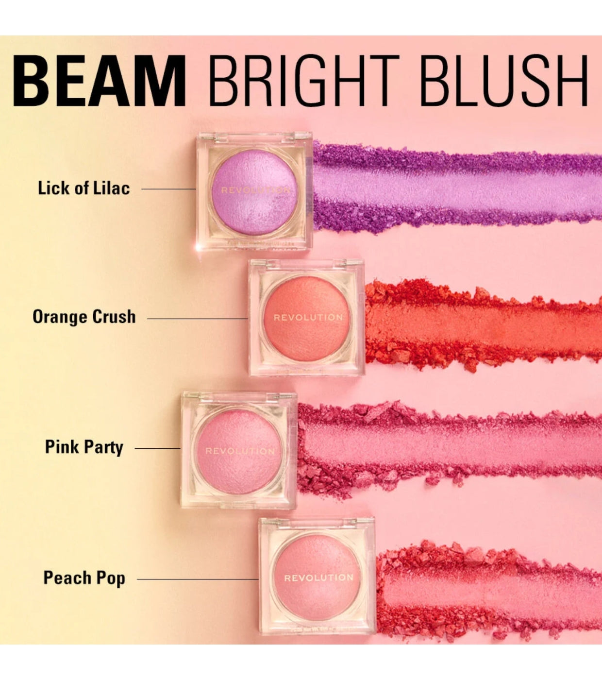 Revolution - Colorete Beam Bright - Peach Pop