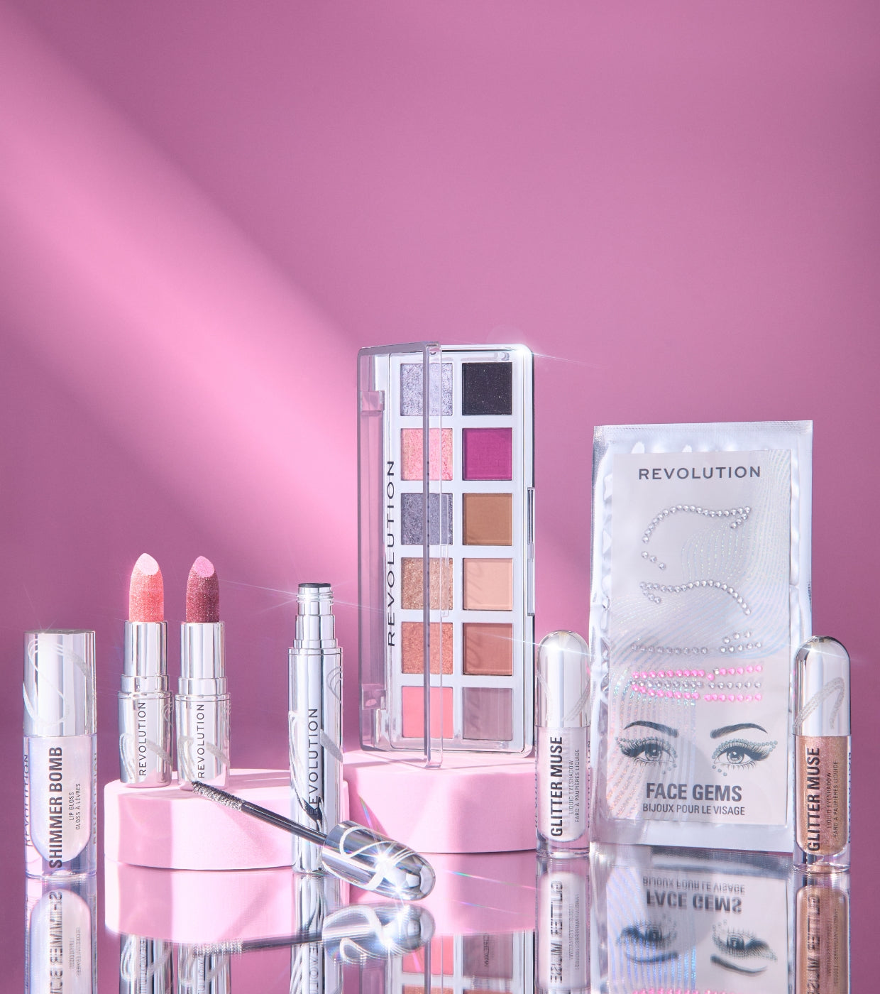 Revolution - *Metallic Muse* - Barra de labios con purpurina - Iced Berry