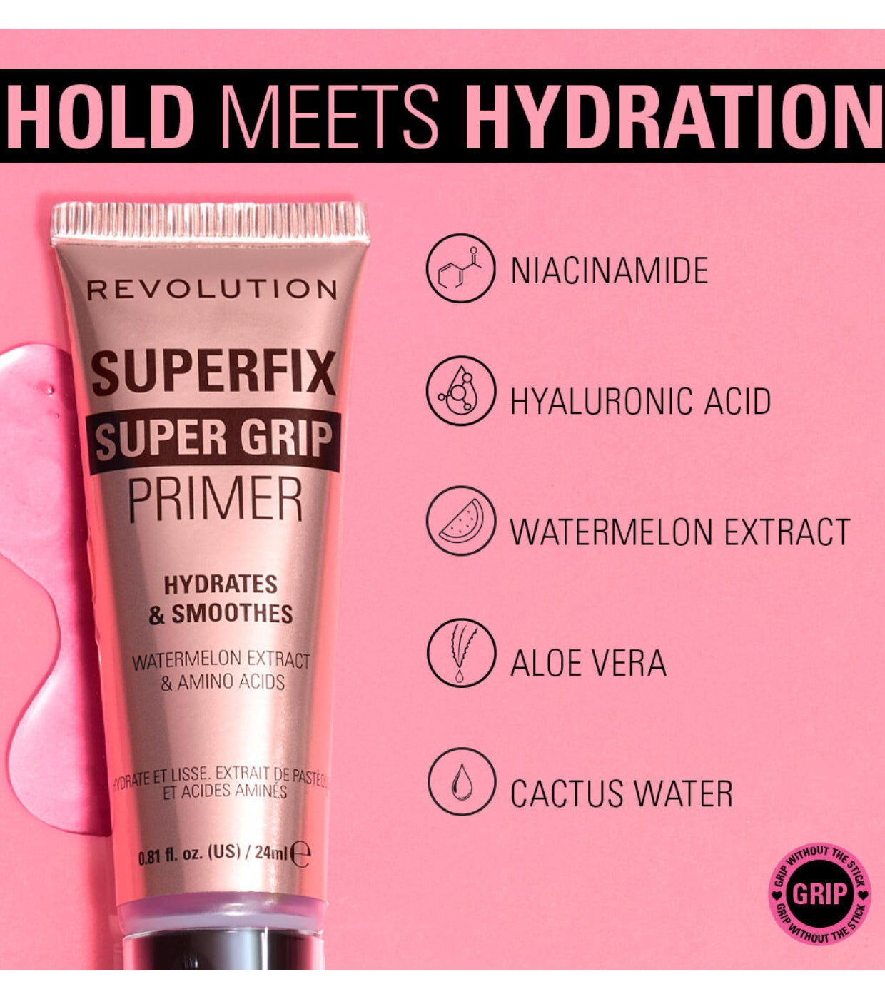Revolution - Prebase de maquillaje Superfix Grip