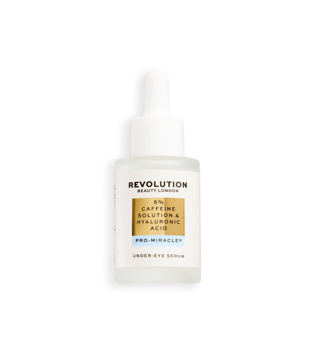 Revolution Pro - Sérum para el contorno de ojos 5% Caffeine Solution Hyaluronic Acid Miracle
