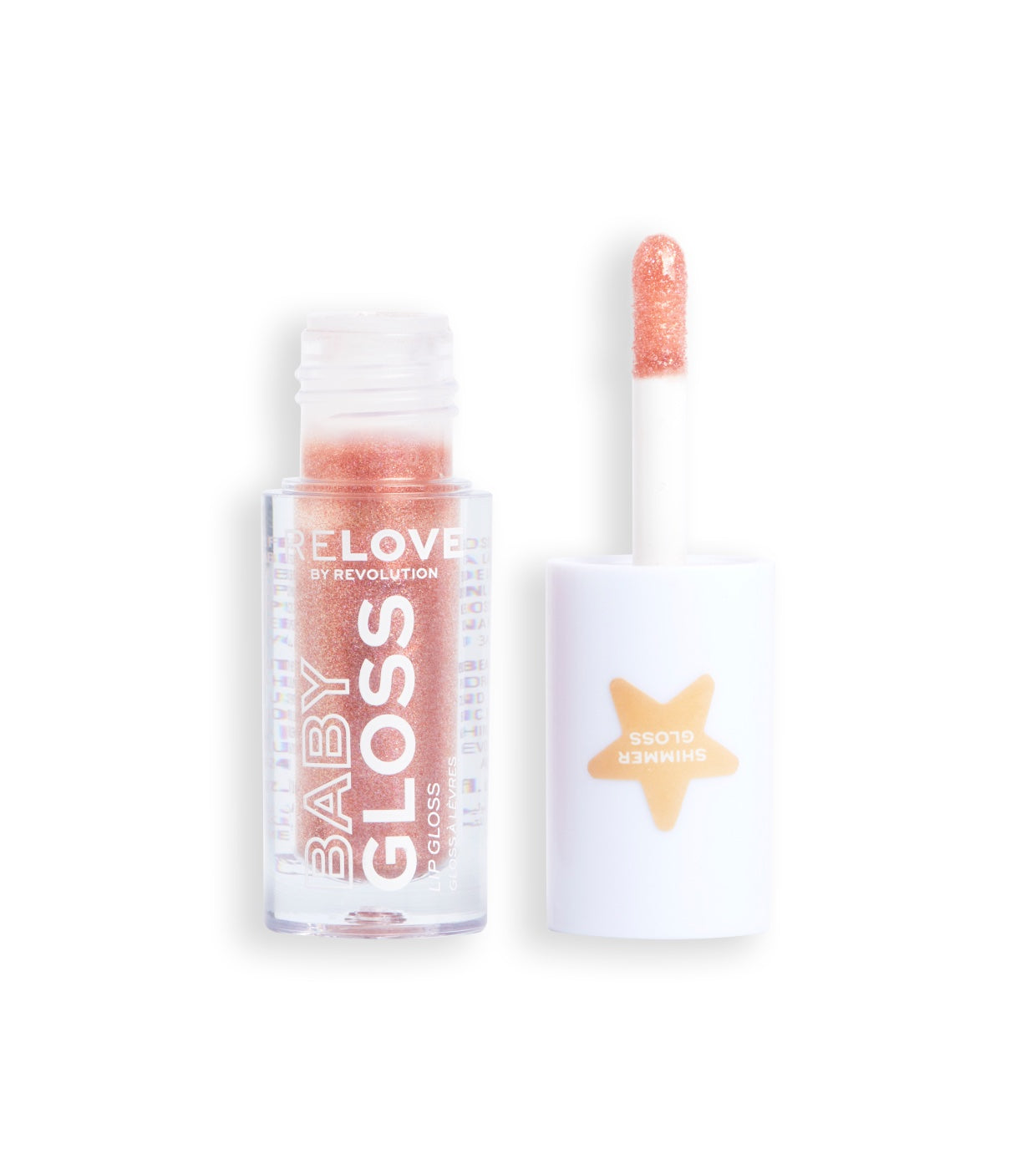 Revolution Relove - Brilho de Lábios Baby Gloss Shimmer - Pink Tulle