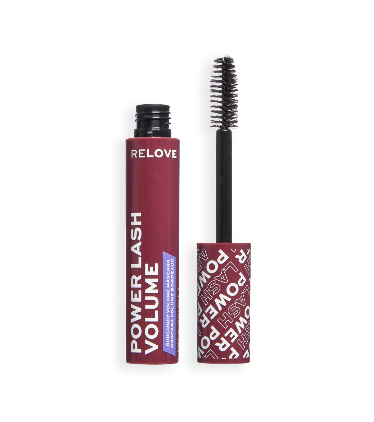 Revolution Relove - Máscara de pestañas Power Lash Volume - Burgundy Bliss