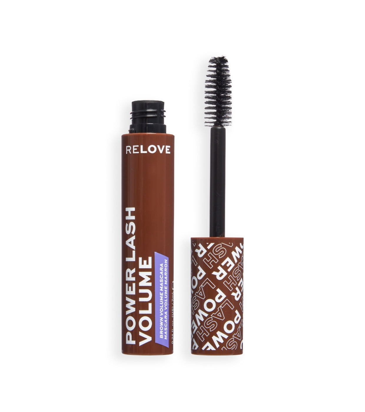Revolution Relove - Máscara de pestañas Power Lash Volume - Chocolate Brown