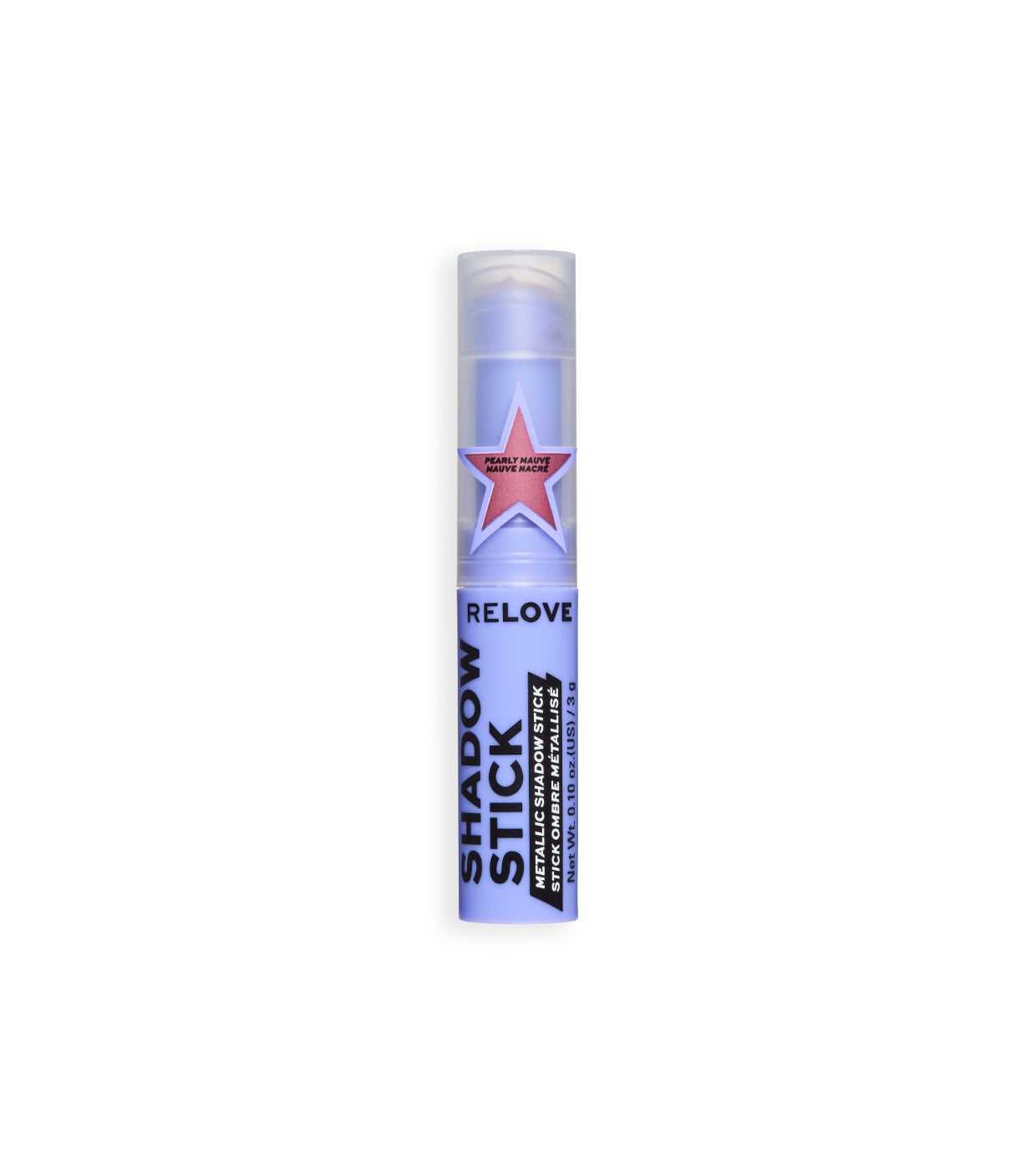 Revolution Relove - Sombras de ojos metálica en stick - Pearly Mauve