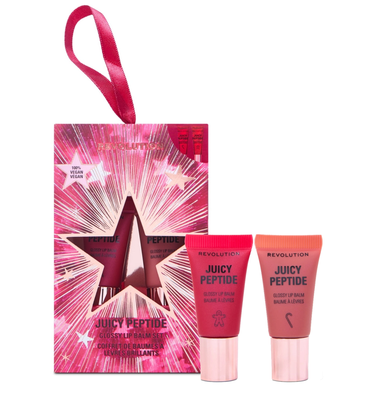 Revolution - Set regalo mini balsamo labbra Juicy Peptide