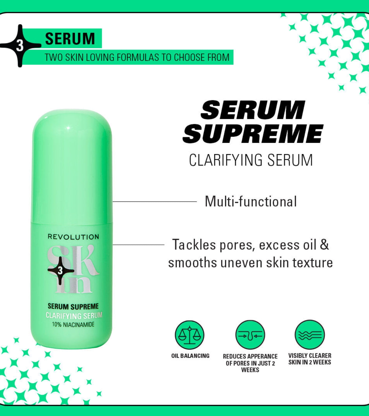 Revolution Skin - *Clearly Clarify* - Siero viso purificante Serum Supreme