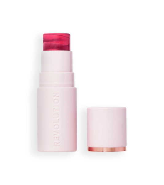 Revolution - Colorete en stick Skin Silk Marble - Berry Flush