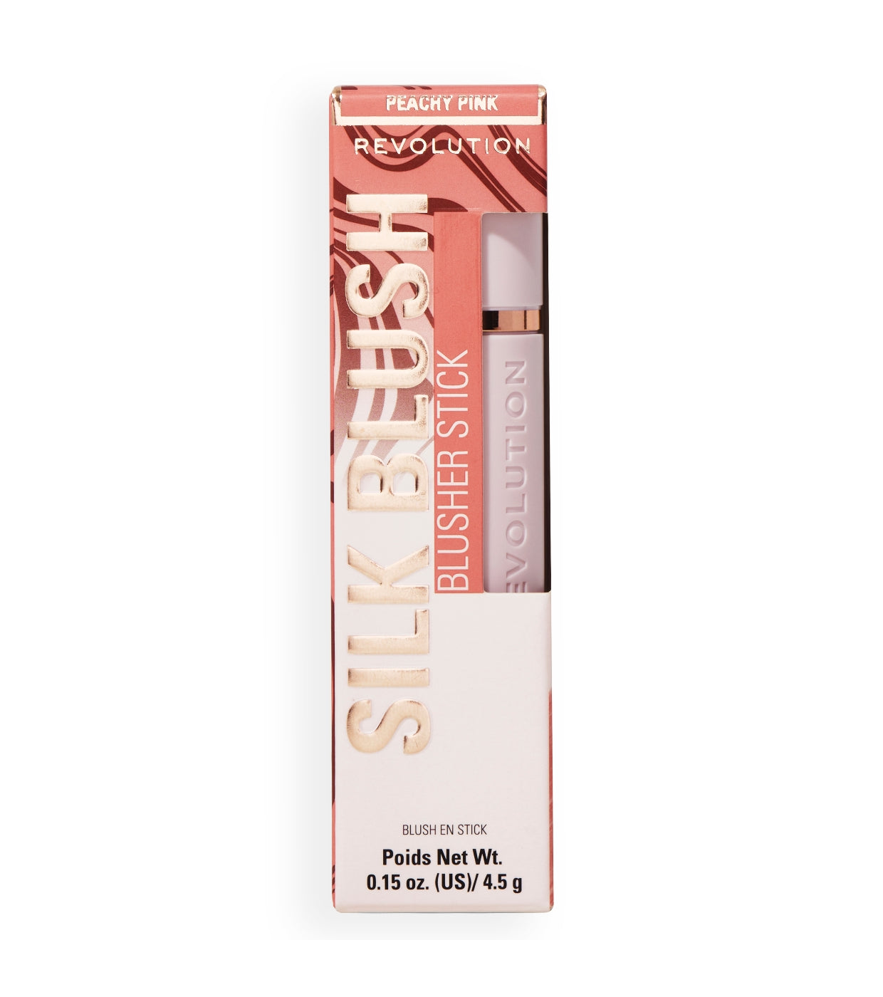 Revolution - Fard in stick Skin Silk Marble - Peachy Pink