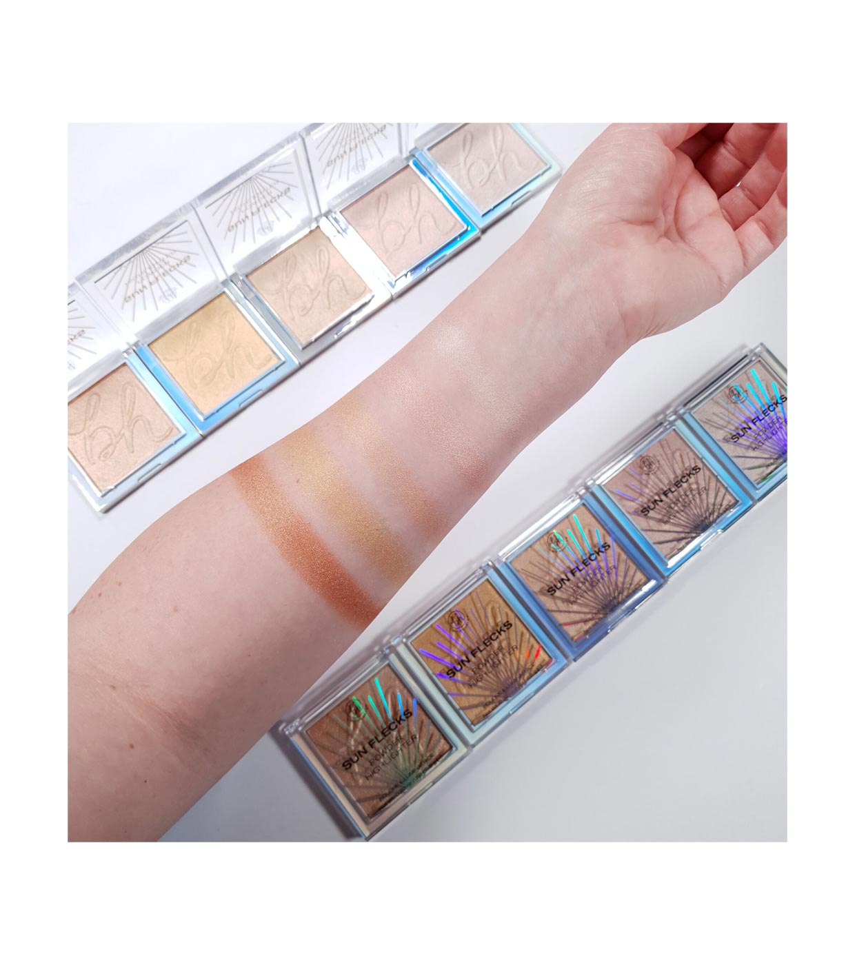 BH Cosmetics - Illuminante in polvere Sun Flecks Highlight - Golden State