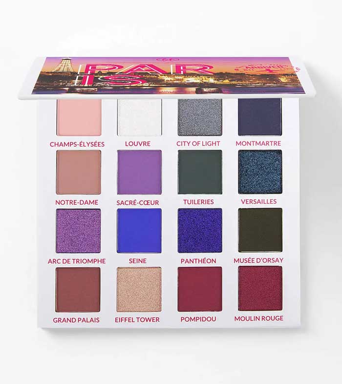 BH Cosmetics - *Travel Series* - Palette di ombretti - Passion in Paris