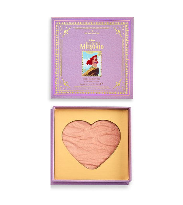 I Heart Revolution - *I Heart Revolution x Disney* - Illuminante in polvere Fairytale Heart - Ariel