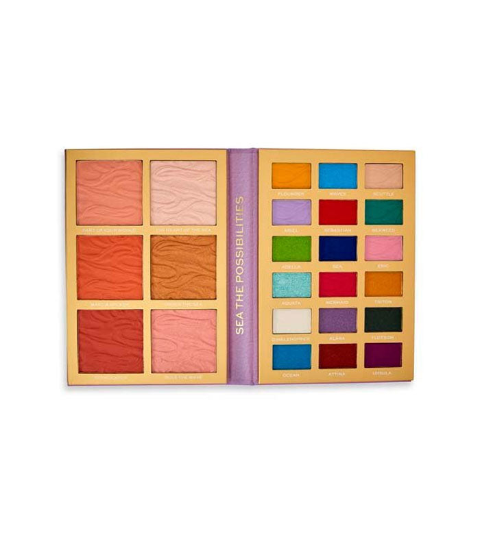 I Heart Revolution - *I Heart Revolution x Disney* - Paleta para rosto e olhos Fairytale - Ariel