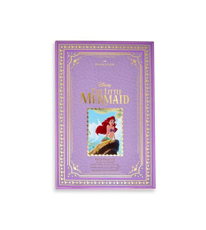 I Heart Revolution - *I Heart Revolution x Disney* - Paleta para rosto e olhos Fairytale - Ariel