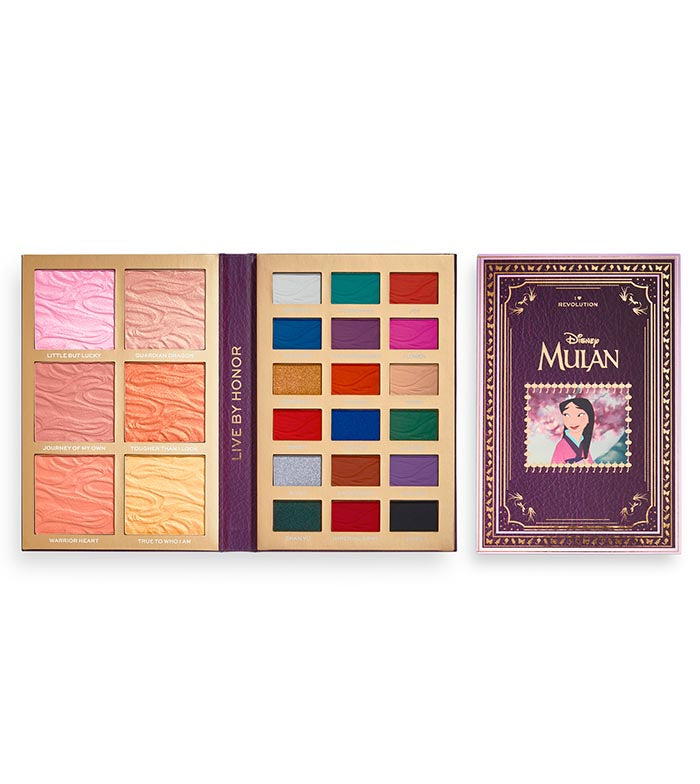 I Heart Revolution - *I Heart Revolution x Disney* - Paleta de Olhos e Rosto Fairytale - Mulan