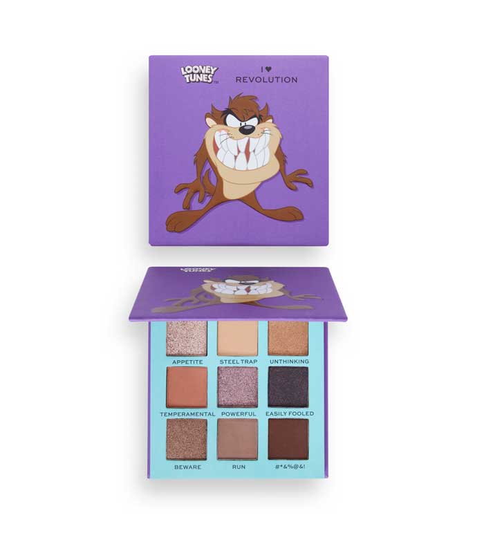 I Heart Revolution - *Looney Tunes* - Mini paleta de sombras - Taz