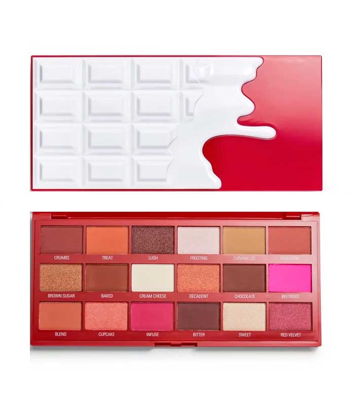 I Heart Revolution - Palette ombretti Chocolate - Red Velvet
