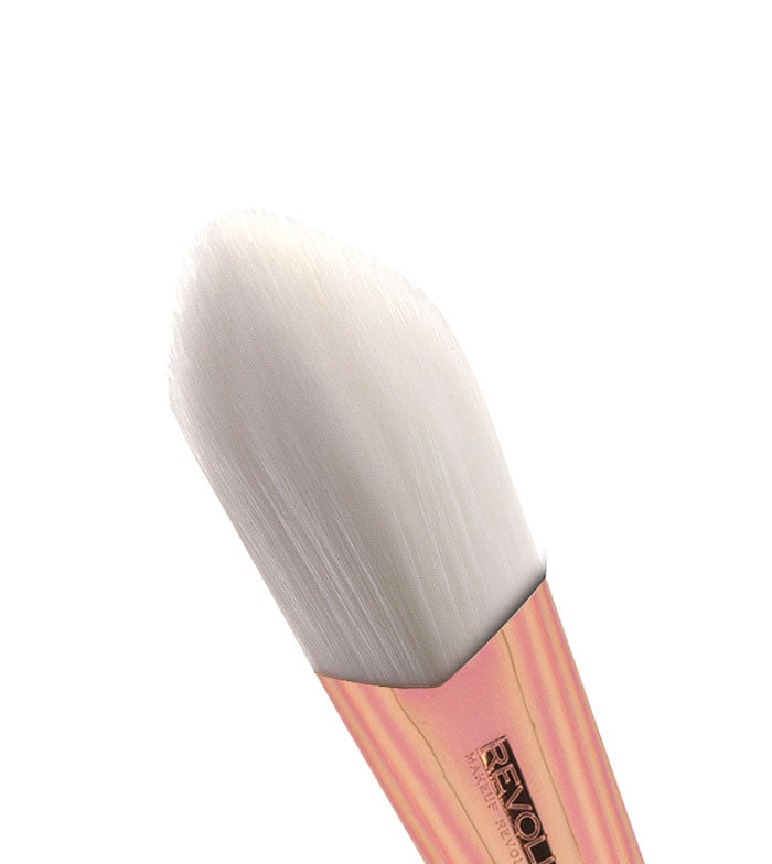 Makeup Revolution - Pennello Contouring Ultra Metals Contour Foundation Brush – F302