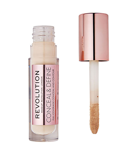 Makeup Revolution - Corretor líquido Conceal & Define - C3