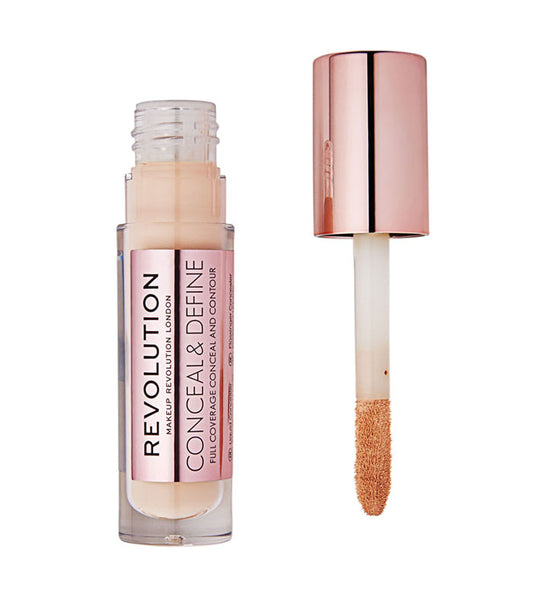 Makeup Revolution - Corretor líquido Conceal & Define - C6