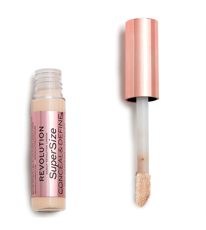 Makeup Revolution - Corrector líquido Conceal & Define SuperSize - C2