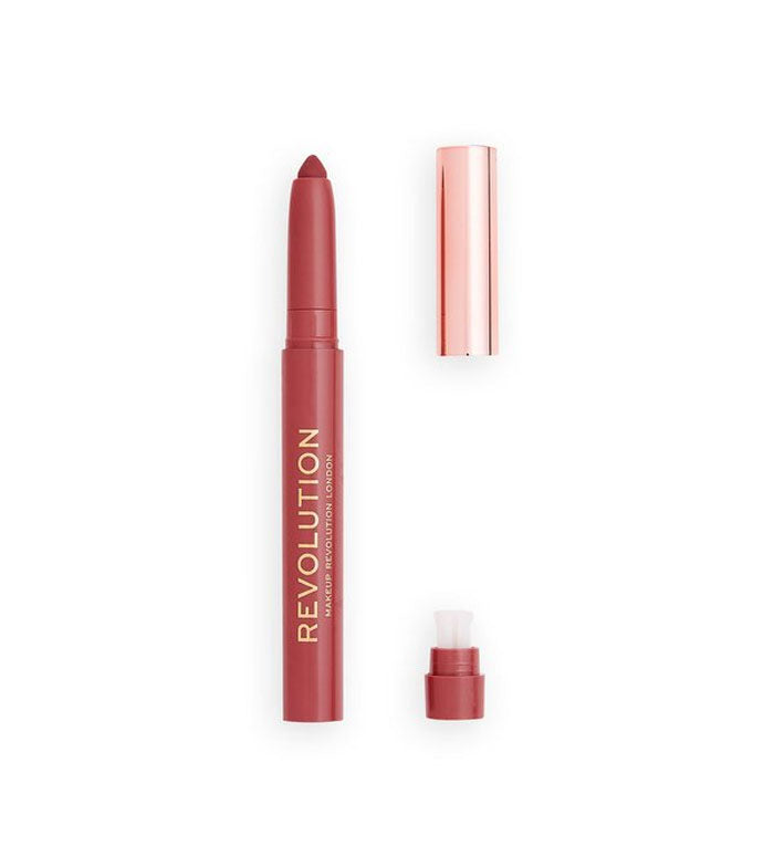 Revolution - Barra Labios Velvet Kiss Lip Crayon - Rosé