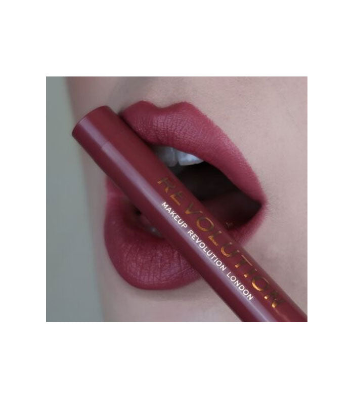 Revolution - Barra Labios Velvet Kiss Lip Crayon - Rosé