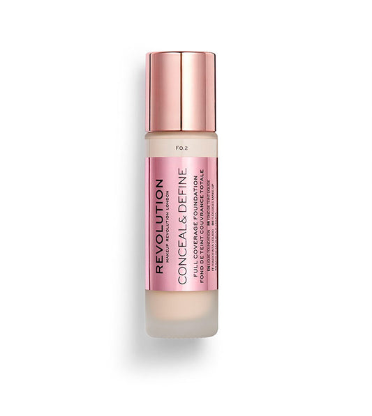 Revolution - Base de maquilhagem Conceal & Define - F0.2
