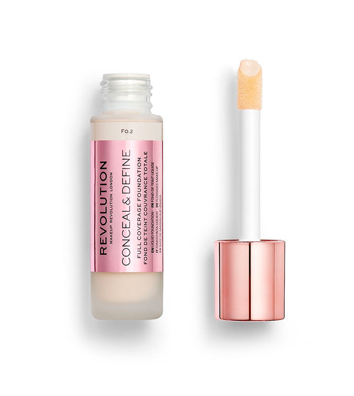 Revolution - Base de maquilhagem Conceal & Define - F0.2