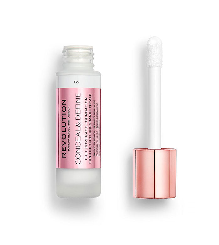 Revolution - Base de maquillaje Conceal & Define - F0