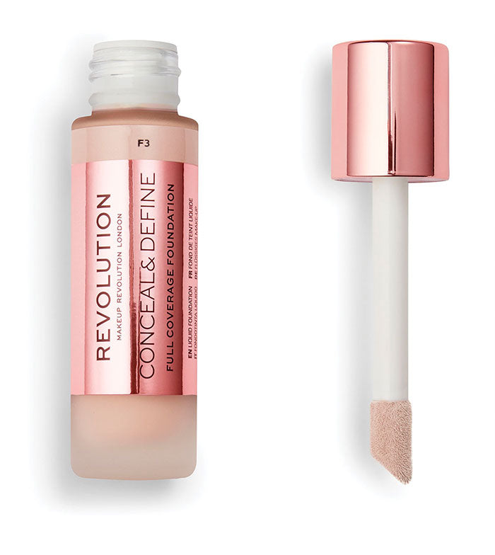 Revolution - Fondotinta fluido Conceal & Define - F3