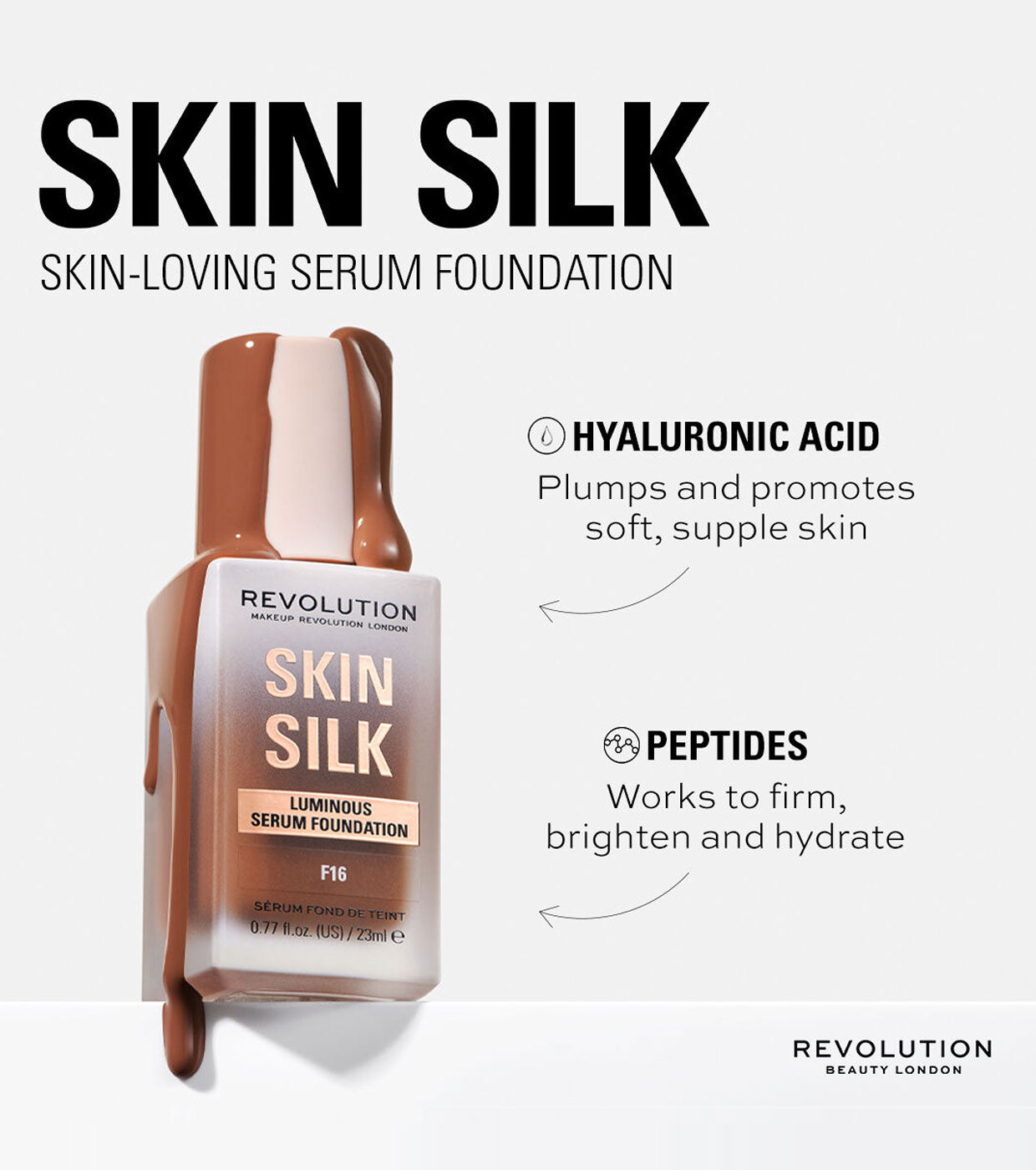 Revolution - Fondotinta Skin Silk Serum Foundation - F1