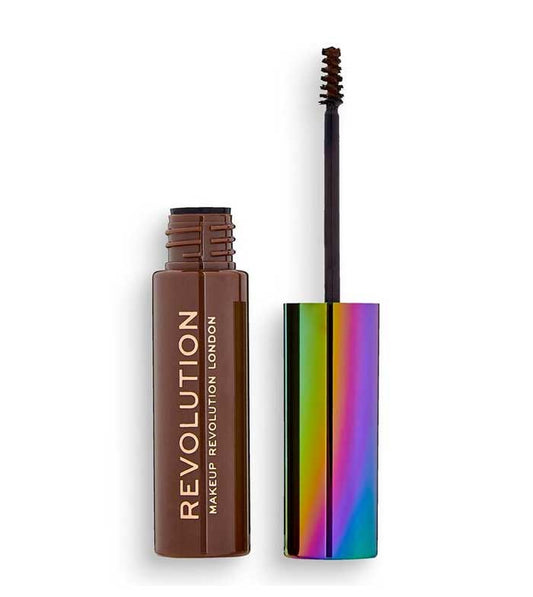 Revolution - *Good vibes* - Gel de sobrancelhas High Brow Gel - Medium Brown