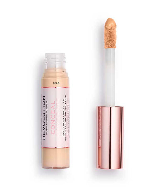 Revolution - Corretor de Olheiras Líquido Conceal & Hydrate - C5.5