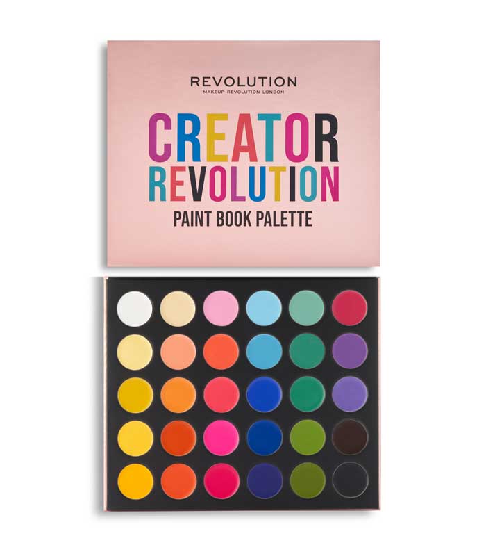 Revolution - *Creator* - Palette ombretti in crema viso e corpo Face Paint Book