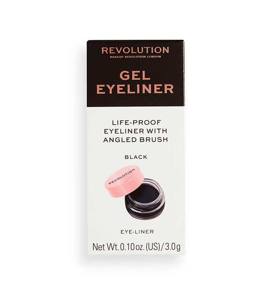 Revolution - Delineador em gel com pincel - Preto