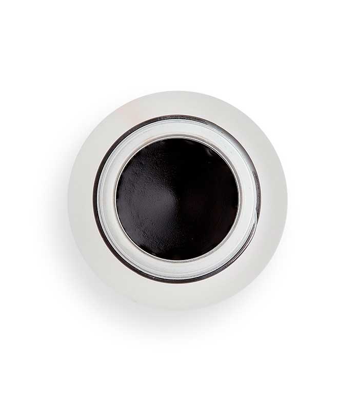Revolution - Delineador de ojos en gel con brocha - Black