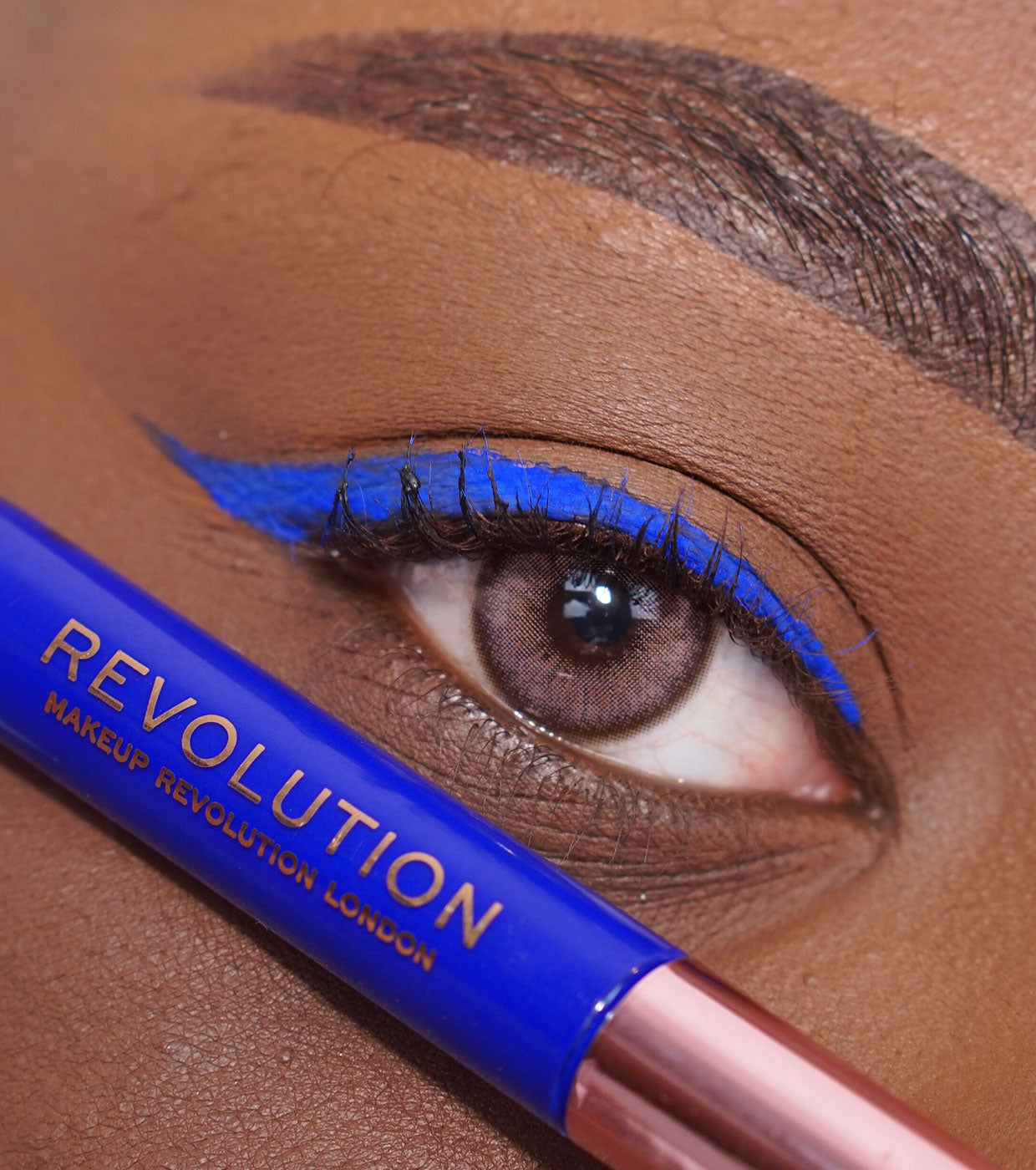 Revolution - Delineador Líquido Super Flick - Azul