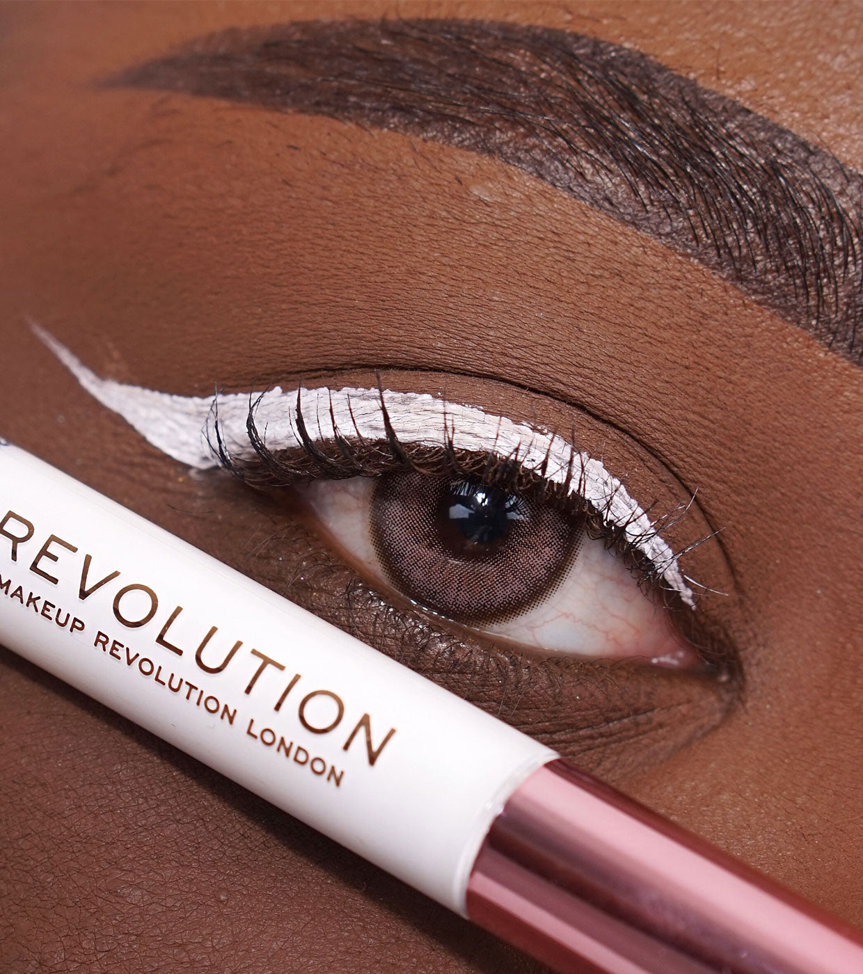 Revolution - Delineador Líquido Super Flick - Branco