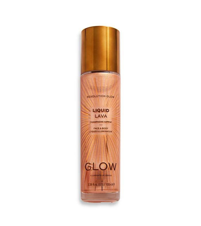 Revolution - *Glow* - Iluminador líquido para rosto e corpo Liquid Lava - Champagne Sippin'