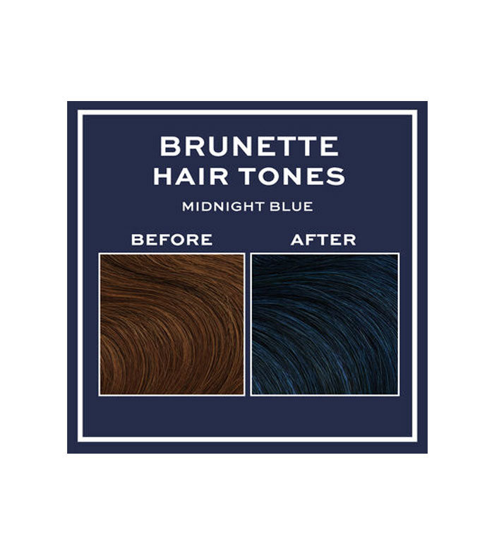Revolution Haircare - Coloración Semi-permanente para cabello castaño Hair Tones - Midnight Blue